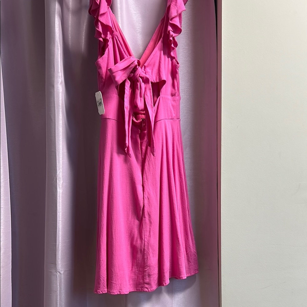 Pink Altar’d State Ruffle Dress NWT - Picture 8 of 8